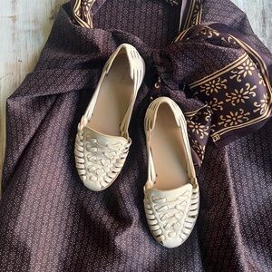 Nisolo Bone Cream Huaraches Great Condition 7.5